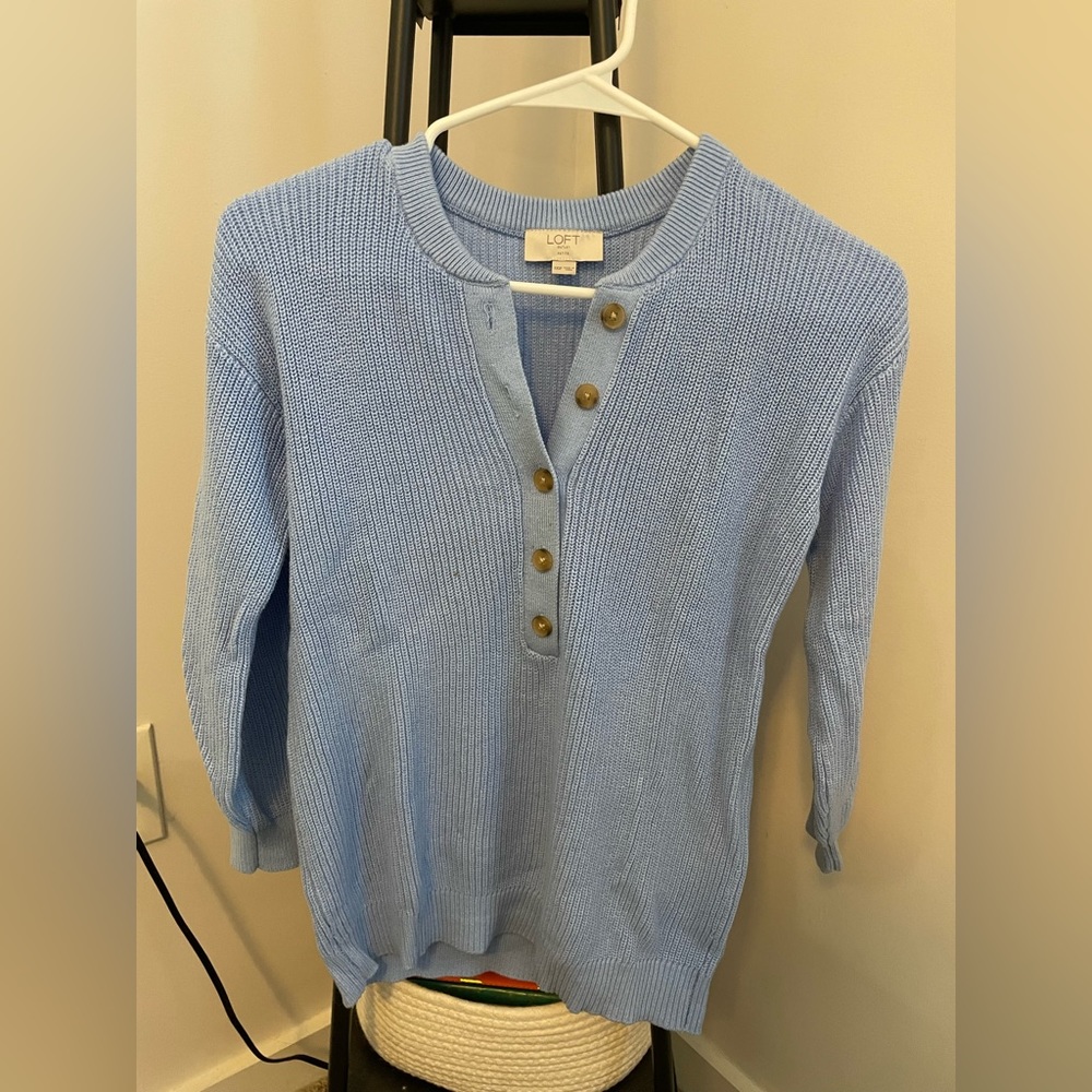 LOFT Ribbed Sweater